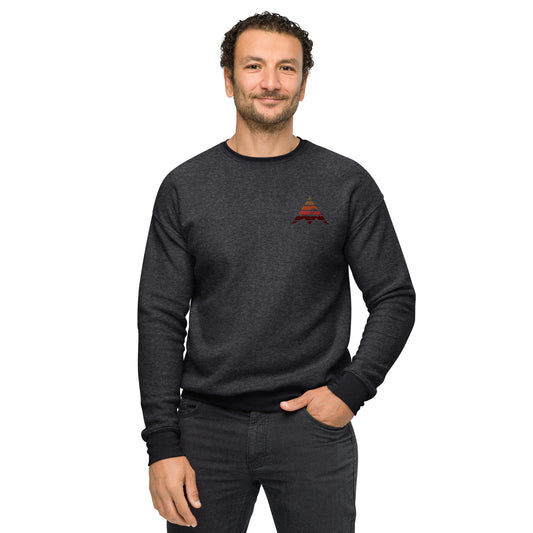 APEX Logo Unisex sueded fleece sweatshirt